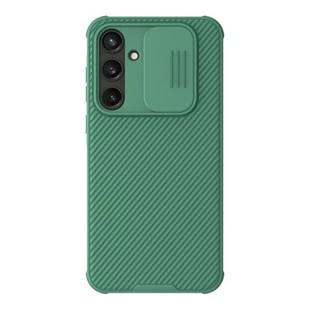 Nillkin Samsung A35 5G NILLKIN CAMSHIELD PRO szilikon telefonvédő ütésállóság, csíkos, SÖTÉTZÖLD