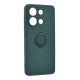 Gigapack Redmi Note 13 4G Gigapack Szilikon telefonvédő tartógyűrű, kameravédő, SÖTÉTZÖLD