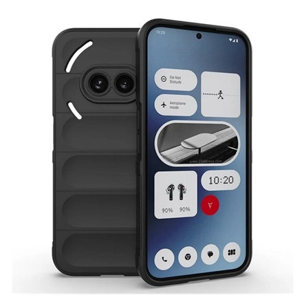 Gigapack Nothing Phone GIGAPACK Szilikon telefonvédő ütésállóság, 3D, FEKETE