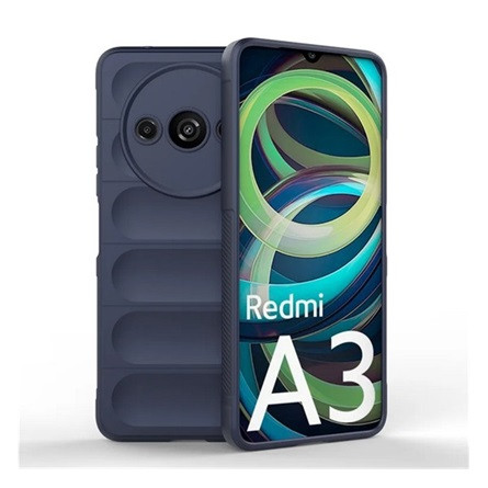 Gigapack Redmi A3 4G Gigapack Szilikon telefonvédő ütésállóság, 3D, SÖTÉTKÉK