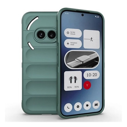 gigapack Nothing Phone GIGAPACK Szilikon telefonvédő ütésállóság, 3D, SÖTÉTZÖLD