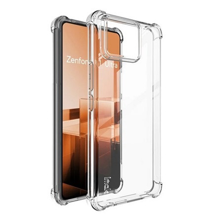 Imak Asus Zenfone 11 Ultra 5G IMAK szilikon telefonvédő ütésállóság, légpárnás sarok, ÁTLÁTSZÓ