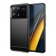 Gigapack Xiaomi Poco X6 Pro 5G GIGAPACK Szilikon telefonvédő ütésállóság, karbon minta, FEKETE