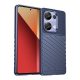 Gigapack Xiaomi Poco M6 Pro 4G Gigapack Szilikon telefonvédő ütésállóság, dombor minta, SÖTÉTKÉK