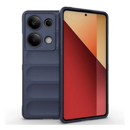Gigapack Xiaomi Poco M6 Pro 4G GIGAPACK Szilikon telefonvédő ütésállóság, 3D, SÖTÉTKÉK