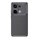 Gigapack Xiaomi Poco M6 Pro 4G Gigapack Szilikon telefonvédő ütésállóság, karbon minta, FEKETE