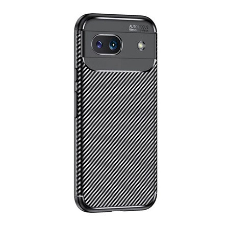 Gigapack Google Pixel 8a 5G Gigapack Szilikon telefonvédő ütésállóság, karbon minta, FEKETE