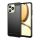 Gigapack Realme Note 50 4G Gigapack Szilikon telefonvédő ütésállóság, karbon minta, FEKETE