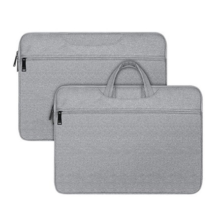 DUX DUCIS LBTC kézitáska álló LAPTOP/NOTEBOOK/TABLET univerzális, 13-13.9" méret, VILÁGOSSZÜRKE