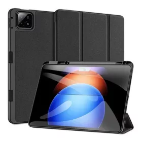   Dux Ducis Xiaomi Pad 6S Pro DUX DUCIS DOMO tok álló, bőr hatású aktív FLIP, ceruza tartó, FEKETE