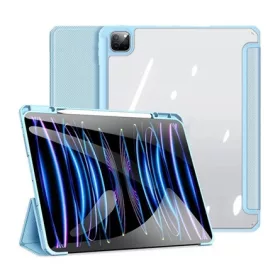   Dux Ducis IPAD Pro 13 (2024) DUX DUCIS TOBY tok álló, bőr hatású aktív FLIP, ceruza tartó, VILÁGOSKÉK