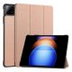 Gigapack Xiaomi Pad 6S Pro Gigapack Tok álló, bőr hatású aktív FLIP, asztali tartó, ROZÉARANY