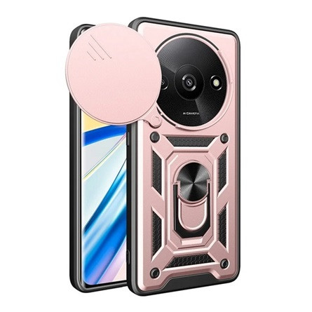 Gigapack Redmi A3 4G Gigapack Defender szilikon telefonvédő ütésállóság, kameravédő, ROZÉARANY