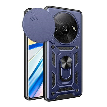 Gigapack Redmi A3 4G Gigapack Defender szilikon telefonvédő ütésállóság, kameravédő, SÖTÉTKÉK