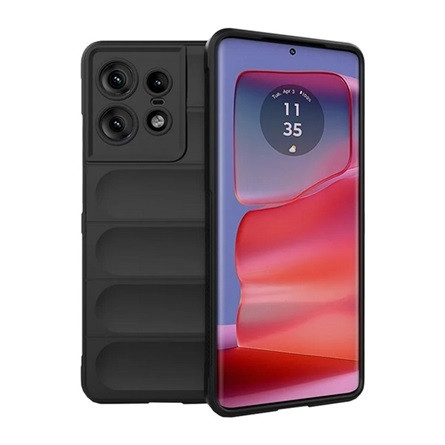 Gigapack Motorola Edge 50 Pro 5G Gigapack Szilikon telefonvédő ütésállóság, 3D, FEKETE