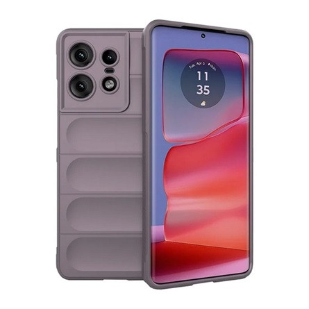 Gigapack Motorola Edge 50 Pro 5G Gigapack Szilikon telefonvédő ütésállóság, 3D, LILA
