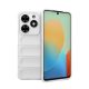 Gigapack Tecno Spark Go 2024 4G Gigapack Szilikon telefonvédő ütésállóság, 3D, FEHÉR