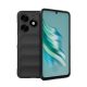 Gigapack Tecno Spark 20 4G Gigapack Szilikon telefonvédő ütésállóság, 3D, FEKETE