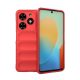 Gigapack Tecno Spark Go 2024 4G Gigapack Szilikon telefonvédő ütésállóság, 3D, PIROS