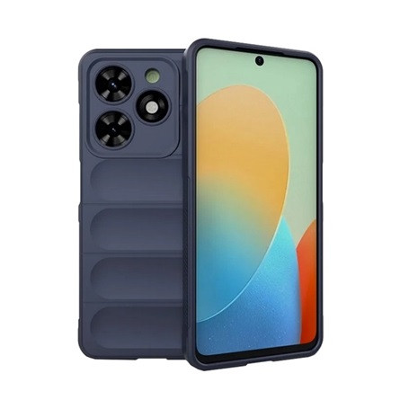 Gigapack Tecno Spark Go 2024 4G Gigapack Szilikon telefonvédő ütésállóság, 3D, SÖTÉTKÉK