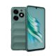 Gigapack Tecno Spark 20 4G Gigapack Szilikon telefonvédő ütésállóság, 3D, SÖTÉTZÖLD