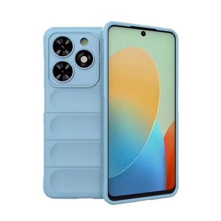 Gigapack Tecno Spark Go 2024 4G Gigapack Szilikon telefonvédő ütésállóság, 3D, VILÁGOSKÉK