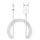 Gigapack Redmi Watch 4 GIGAPACK Töltőkábel USB mágneses, 100cm, FEHÉR