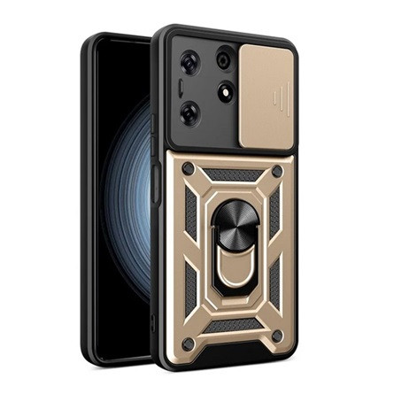 Gigapack Tecno Spark 10 Pro 4G Gigapack Defender szilikon telefonvédő ütésállóság, kameravédő, ARANY