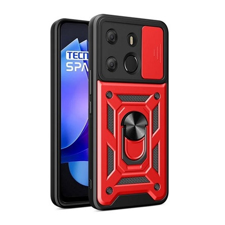 Gigapack Tecno Spark Go 2023 4G Gigapack Defender szilikon telefonvédő ütésállóság, kameravédő, PIROS