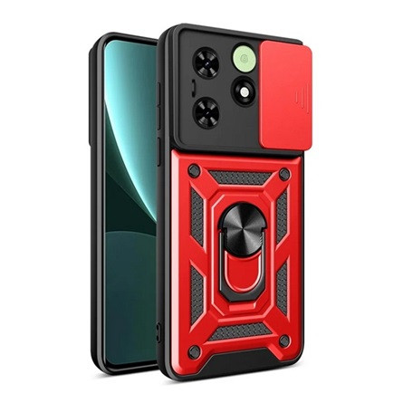 Gigapack Tecno Spark Go 2024 4G Gigapack Defender szilikon telefonvédő ütésállóság, kameravédő, PIROS