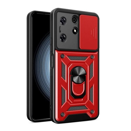 Gigapack Tecno Spark 10 Pro 4G Gigapack Defender szilikon telefonvédő ütésállóság, kameravédő, PIROS