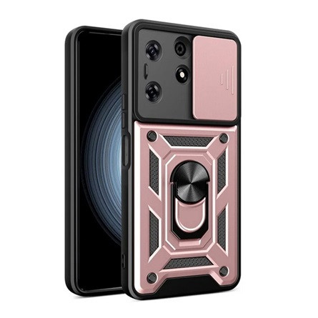 Gigapack Tecno Spark 10 Pro 4G Gigapack Defender szilikon telefonvédő ütésállóság, kameravédő, ROZÉARANY