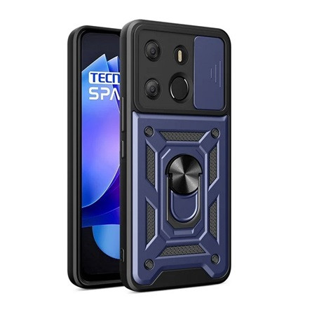 Gigapack Tecno Spark Go 2023 4G Gigapack Defender szilikon telefonvédő ütésállóság, kameravédő, SÖTÉTKÉK