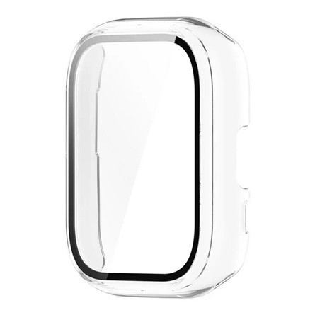Gigapack Amazfit Active Gigapack Műanyag keret BUMPER, ütésállóság + kijelzővédő üveg, ÁTLÁTSZÓ