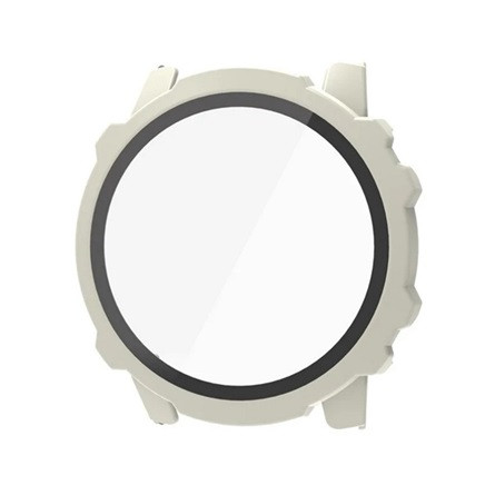 Gigapack Amazfit Falcon Gigapack Műanyag keret BUMPER, ütésállóság + kijelzővédő üveg, BÉZS