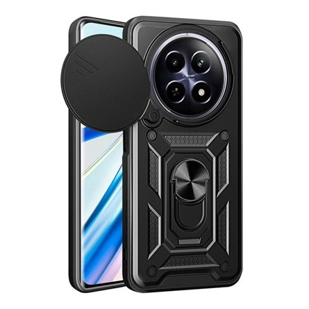 Gigapack Realme 12x 5G Gigapack Defender szilikon telefonvédő ütésállóság, kameravédő, FEKETE