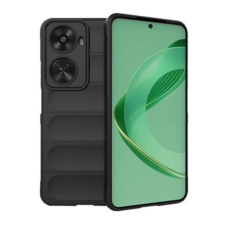 Gigapack Huawei Nova 12 SE 4G Gigapack Szilikon telefonvédő ütésállóság, 3D, FEKETE