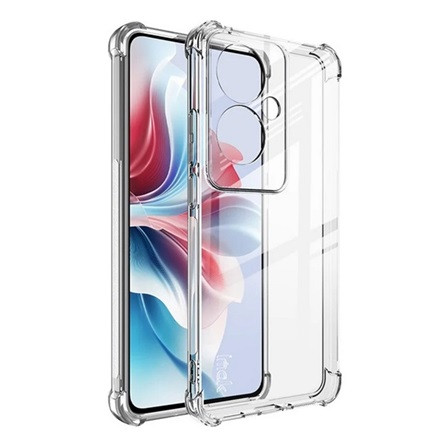 Imak Oppo Reno11 F 5G IMAK szilikon telefonvédő ütésállóság, légpárnás sarok, ÁTLÁTSZÓ
