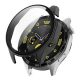 Gigapack Huawei Watch GT 4 46mm Gigapack Műanyag keret BUMPER, ütésállóság + kijelzővédő üveg, FEKETE