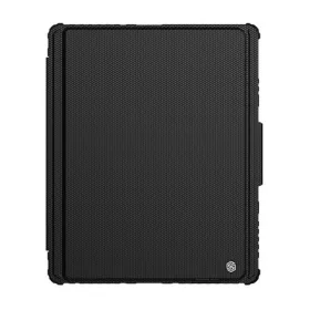   Nillkin IPAD Air 13 (2024) NILLKIN BUMPER LINK billentyűzetes defender tok QWERTY, méhsejt, FEKETE