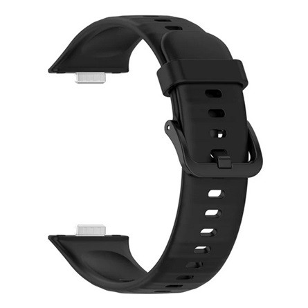 Gigapack Huawei Watch Fit 3 Gigapack Pótszíj egyedi méret, szilikon, FEKETE