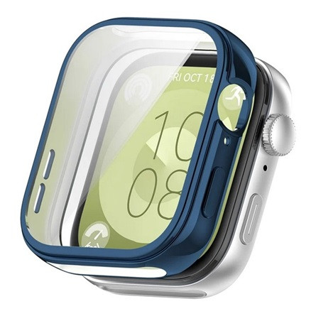 Gigapack Huawei Watch Fit 3 Gigapack Szilikon keret BUMPER, ütésálló, SÖTÉTKÉK