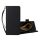 Gigapack TCL 505 4G Gigapack Tok álló, bőr hatású FLIP, prémium + kézpánt, FEKETE