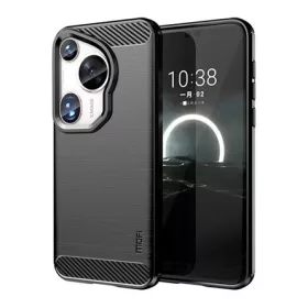   Mofi Huawei Pura 70 Ultra 5G MOFI szilikon telefonvédő ütésállóság, karbon minta, FEKETE