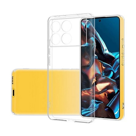 Gigapack Xiaomi Poco F6 Pro 4G Gigapack Szilikon telefonvédő ultravékony ÁTLÁTSZÓ