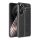 Gigapack Xiaomi Poco F6 4G Gigapack Szilikon telefonvédő ütésállóság, varrás minta, FEKETE