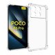 Gigapack Xiaomi Poco F6 Pro 4G Gigapack Szilikon telefonvédő ütésállóság, légpárnás sarok, ÁTLÁTSZÓ