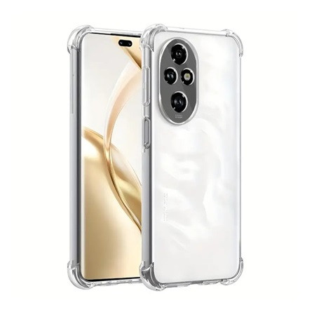 Gigapack Honor 200 5G Gigapack Szilikon telefonvédő ütésállóság, légpárnás sarok, ÁTLÁTSZÓ