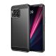 Gigapack T Phone 2 Pro 5G Gigapack Szilikon telefonvédő ütésállóság, karbon minta, FEKETE
