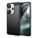 Gigapack Xiaomi Poco F6 4G Gigapack Szilikon telefonvédő ütésállóság, karbon minta, FEKETE